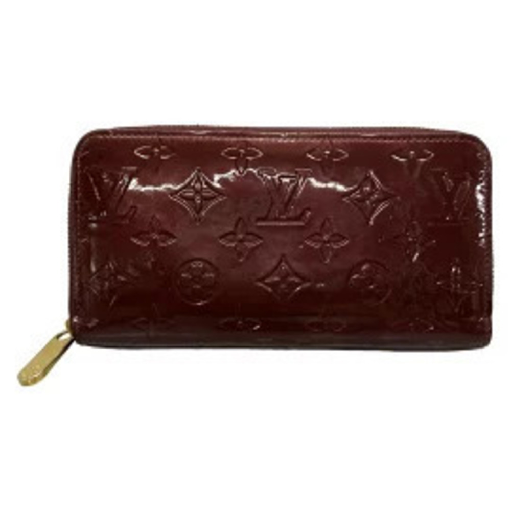 LOUIS VUITTON Zippy Wallet Long Rouge Red Fauviste Leather